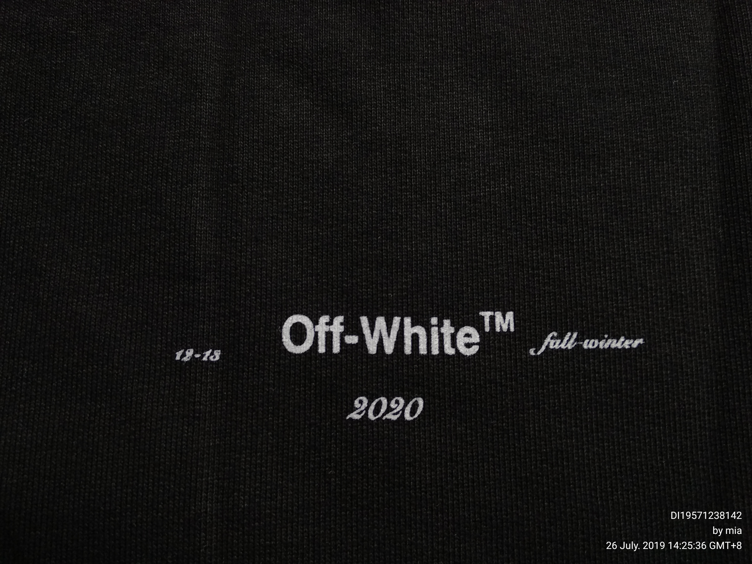 Off white Unfinished Sweat : FashionReps