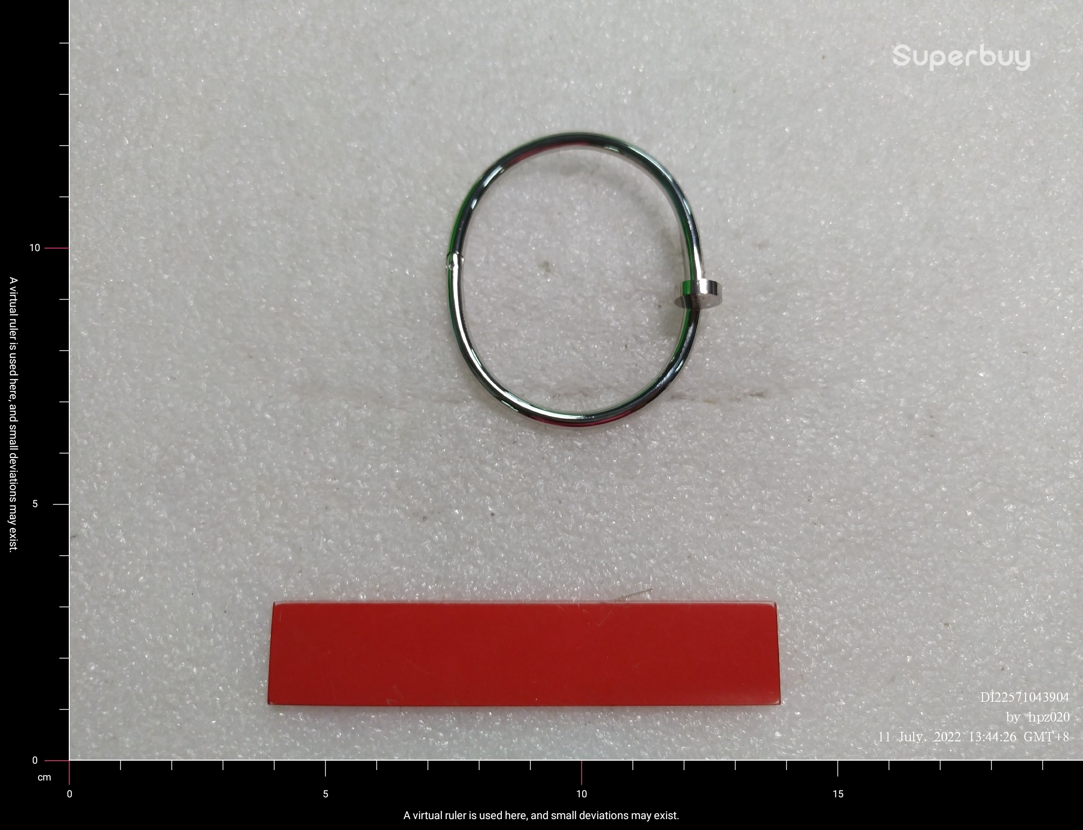 How to put on this Cartier bracelet? I think with a small screwdriver