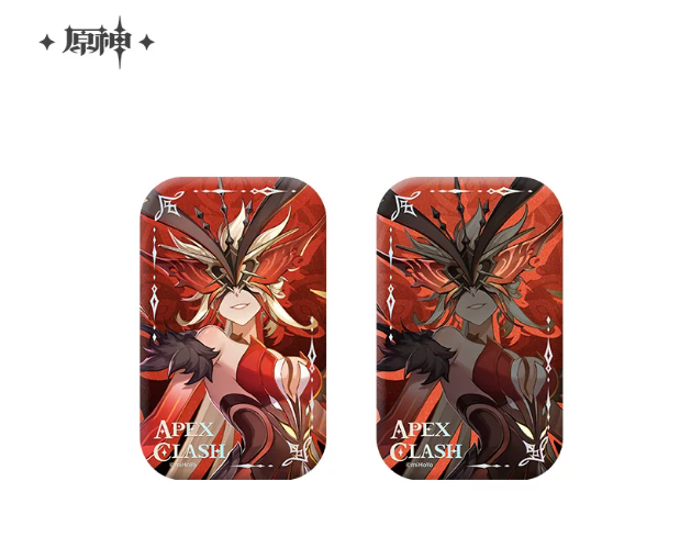 thumbnail for 【原神官方】鏖战之巅系列徽章立牌 雷电将军 多托雷 阿蕾奇诺