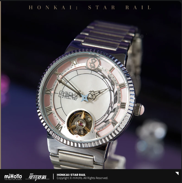 thumbnail for 【米哈游/崩坏：星穹铁道】昔涟主题印象系列机械表 miHoYo Cyrene mechanical watch
