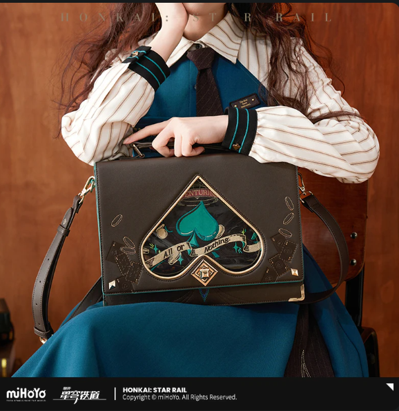 thumbnail for 【米哈游/崩坏：星穹铁道】砂金主题印象系列多用包 miHoYo Aventurine Starrail multipurpose bag