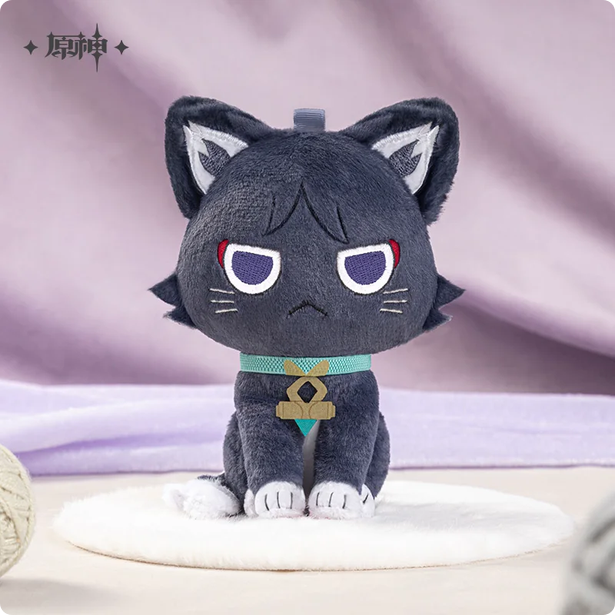 thumbnail for 【原神官方】「故事里的流浪猫」毛绒挂件安睡趴趴玩偶 流浪者